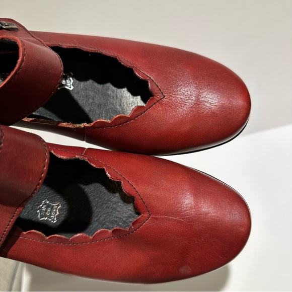 Remonte Dorndorf Mary Jane Shoes In Red - Picture 7 of 8